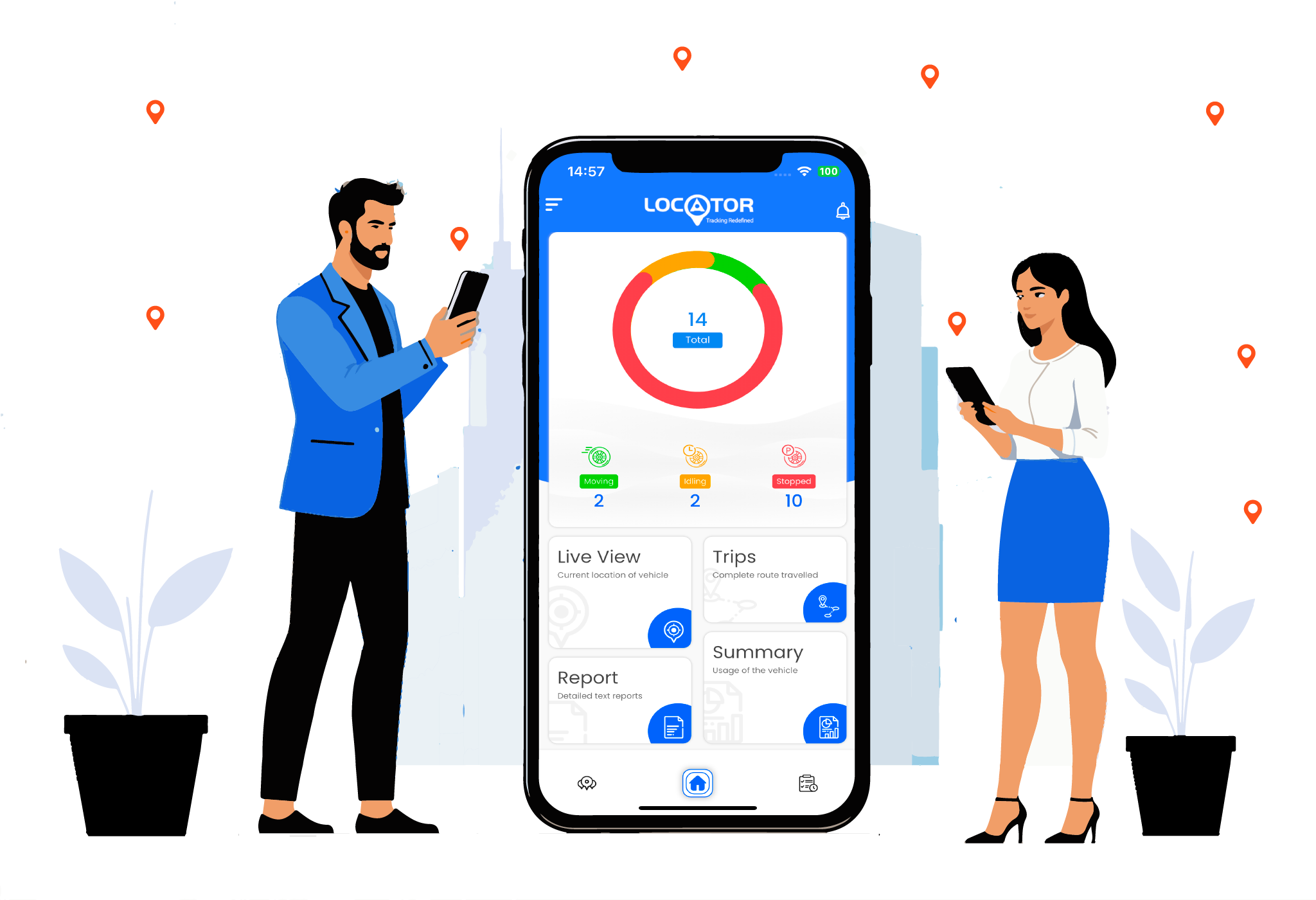 Locator apps